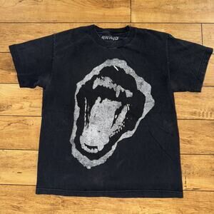 Renowned LA Streetwear Brand Graphic Tee T-Shirt Black Medium 19x25 USA Made